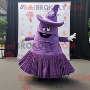Purple Bbq Ribs mascot...