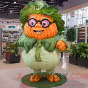 Orange Cabbage maskot...