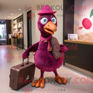 Disfraz de mascota Magenta...
