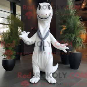 Personaggio mascotte bianco...