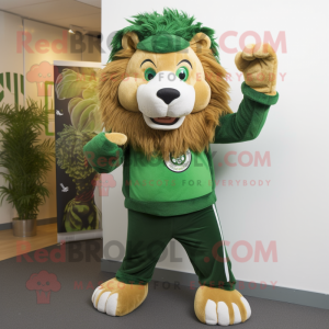 Forest Green Lion maskot...