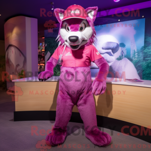 Disfraz de mascota Magenta...