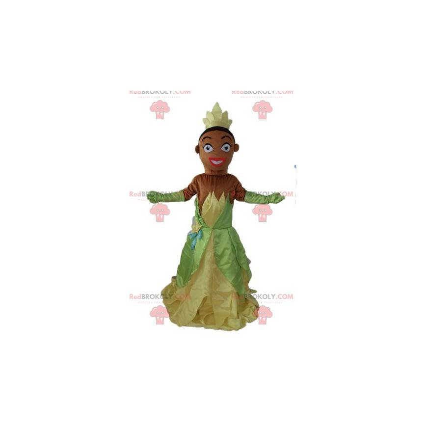 Prinsesse Tiana Mascot fra Prinsessen og frøen - Redbrokoly.com