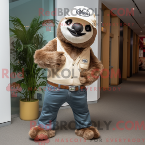 Disfraz de mascota perezoso...