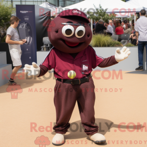 Maroon Petanque Ball...