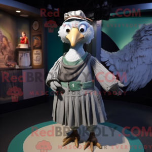 Sølv Dodo Bird maskot...