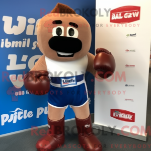 Boksehandske maskot kostume...