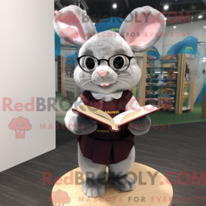 Chinchilla-maskotdraktfigur...