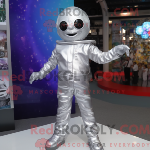 Silver But mascot costume...