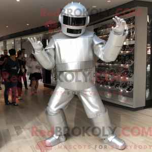 Costume mascotte de Silver...