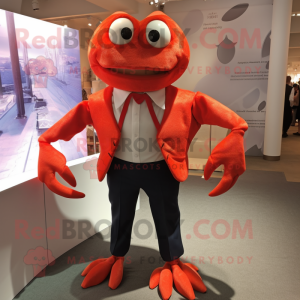 personagem de mascote Crab...