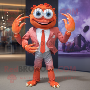 personagem de mascote Crab...