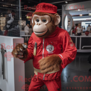 Máscara de Macaco Vermelho...