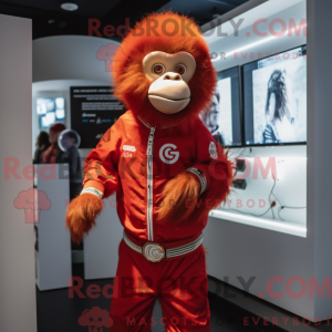 Máscara de Macaco Vermelho...