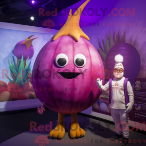Máscara de cebola roxa com...