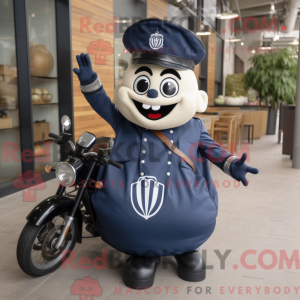 Navy Onion-maskotdraktfigur...