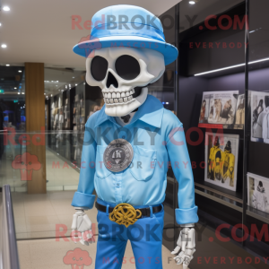 Disfraz de mascota Sky Blue...