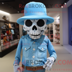 Disfraz de mascota Sky Blue...