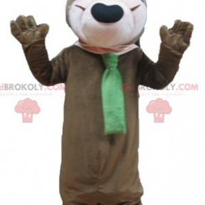 Yogi mascot the famous cartoon brown bear - Redbrokoly.com