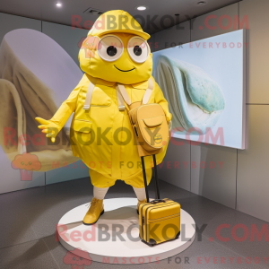 Lemon Yellow Oyster mascot...