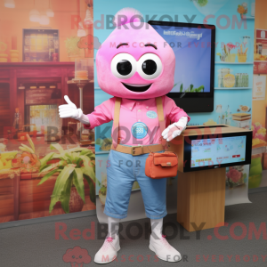 Postava maskota Pink Pad...