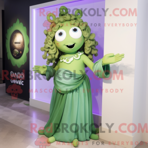 Olive Medusa Maskottchen...
