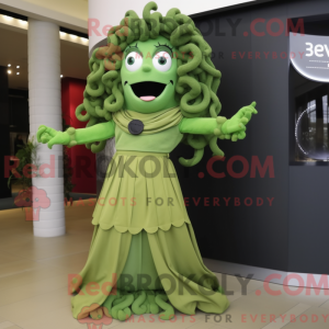 Oliven Medusa maskot...