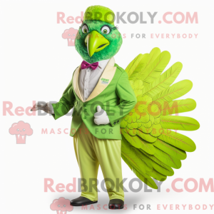 Costume de mascotte de paon...