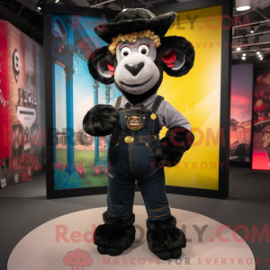 Black Ram mascottekostuum...