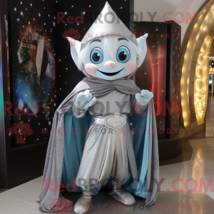 Silver Elf-mascottekostuum...