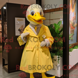 Gul gæs maskot kostume...