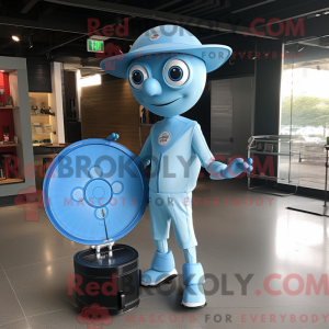 Postava maskota Sky Blue...