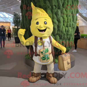 Yellow Beanstalk mascot...