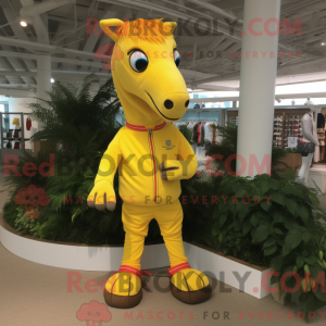 Yellow Horse maskot...