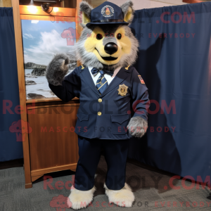 Navy Say Wolf maskot...