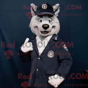 Navy Say Wolf maskot...
