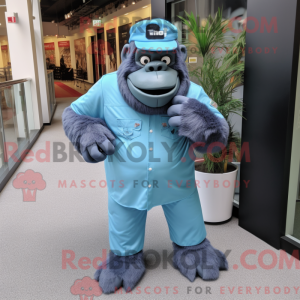 Disfraz de mascota Cyan...