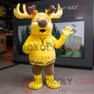 Personaggio mascotte alce...