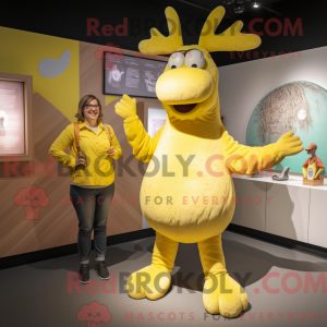 Costume de mascotte d élan...