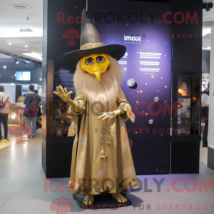 Gold Witch-maskotdraktfigur...