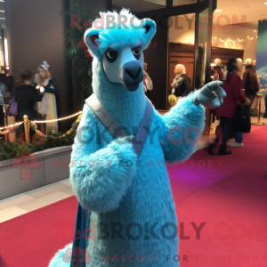 Costume mascotte de lama...
