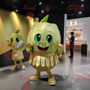 Maskottchenkostüm Goldene...