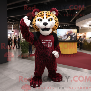 Máscara de leopardo marrom...