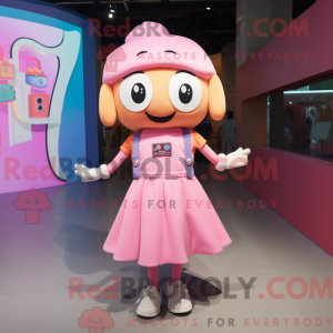 Costume mascotte de Pink...