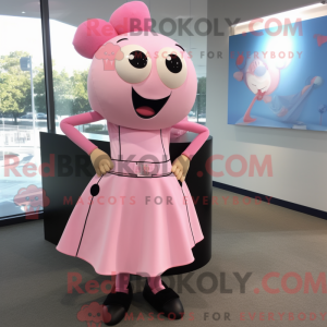 Costume mascotte de Pink...