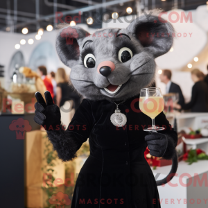 Black Dormouse mascot...