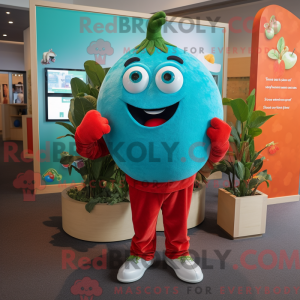 Turkis tomat maskot kostume...