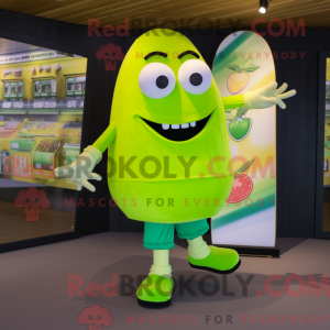 Limegrønn...