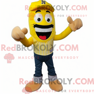 Guante de béisbol amarillo...