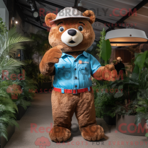 Rust Bear maskot drakt...